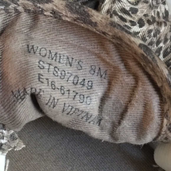 Leopard print Sperry No-Tie Sneakers - Picture 5 of 5